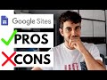 Google Sites Pros and Cons of this Excellent FREE Website Builder