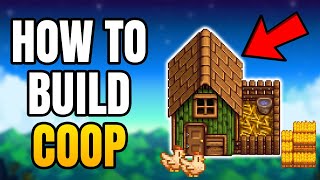 How to Build a Coop in Stardew Valley | Full Guide for Beginners   Robin Location