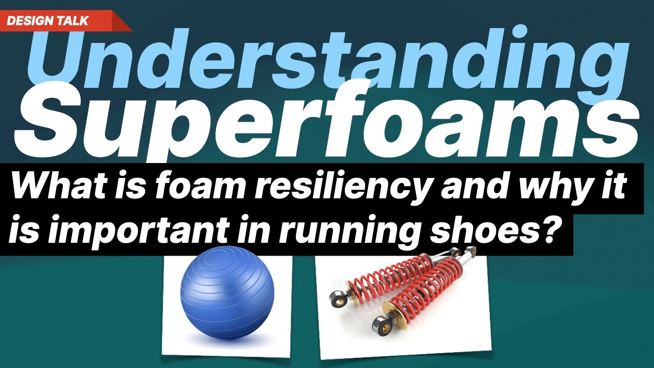 What is foam resiliency and why is it important in running shoes?