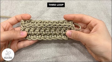 Crochet to the Third Loop Tutorial for Unique Texture | The Crochet Dictionary by Letsyarnoverover