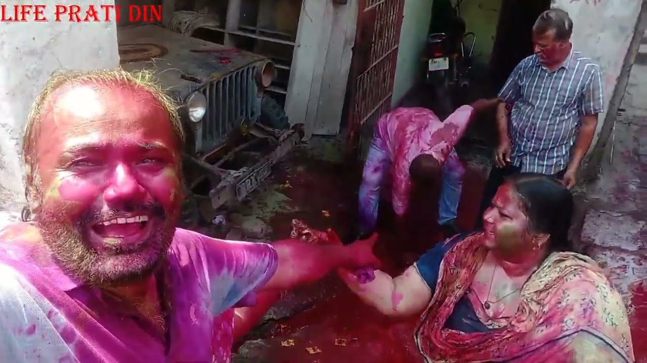 Holi putai with family  ||  #holi #holiputai