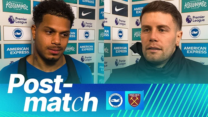 POST-MATCH | Hurzeler and Georginio | Brighton v West Ham