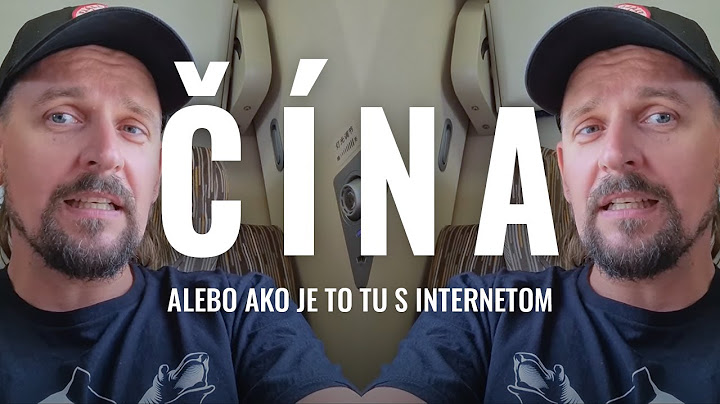 Čína alebo ako je to tu s internetom