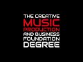 Creative Music Production &amp; Business Foundation Degree Starts September