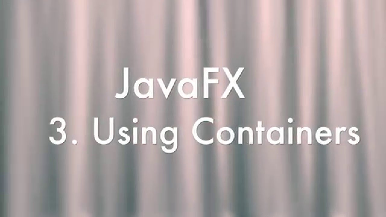 3 Using Containers - YouTube