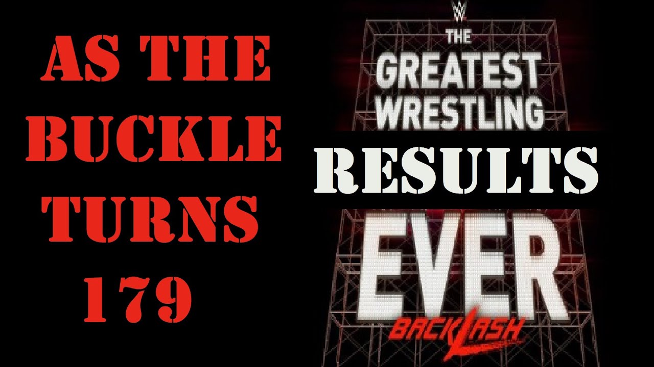 WWE Backlash Results!