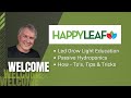 Happy leaf led grow lights  indoor gardening  hydroponics   howtos tips  tricks