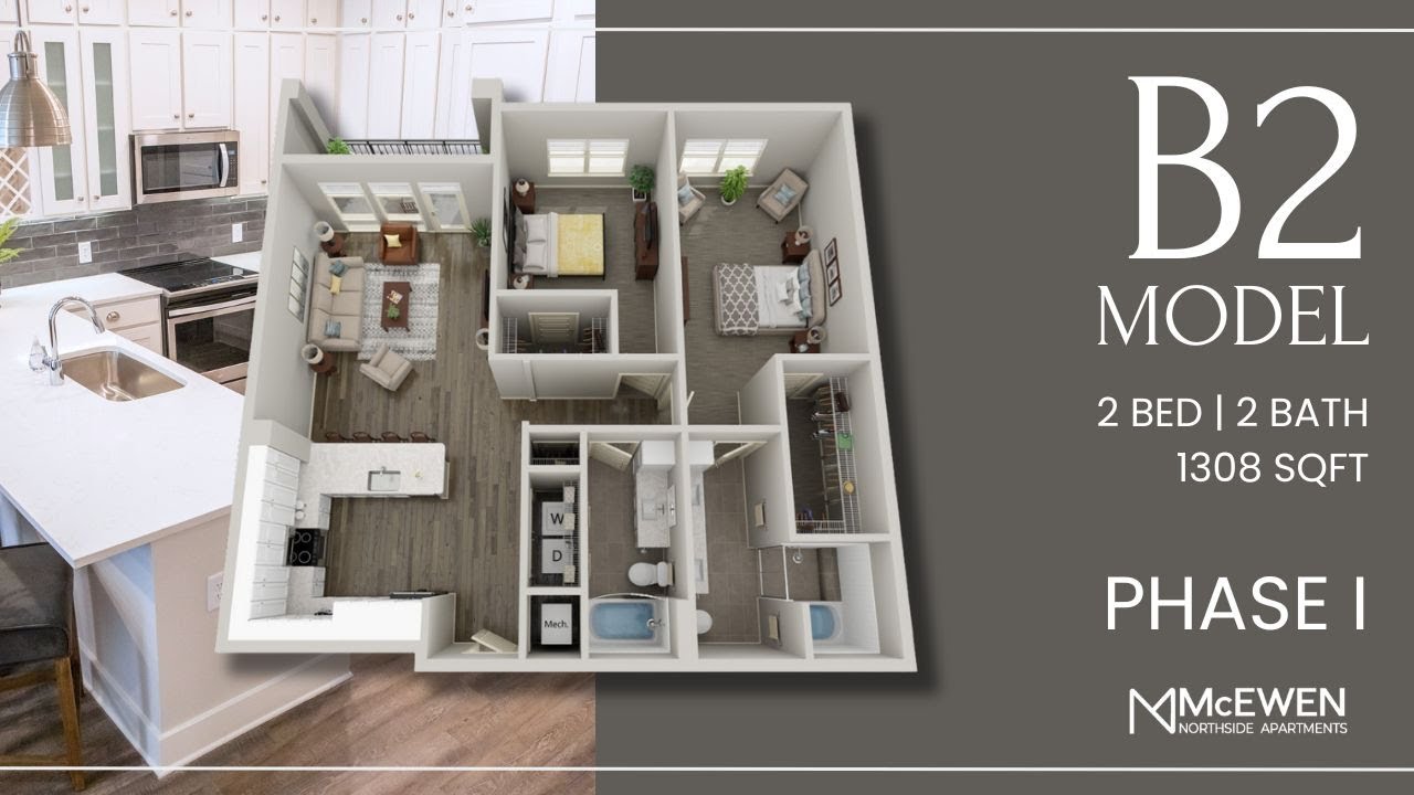 B2 (Model) Virtual Tour (Two Bedroom) Franklin, TN McEwen Northside