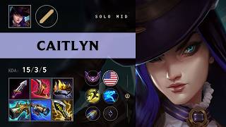 Caitlyn Mid vs Hwei - NA Master Patch 26.11