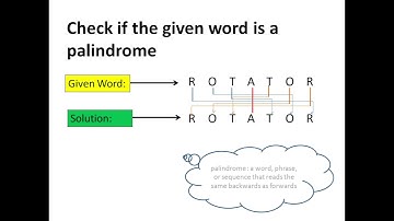Palindrome solution in C#, Palindrome interview question