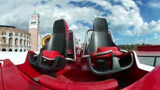 Experience the fastest roller coaster in europe full 360 at new
ferrari land spain.