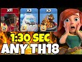 Th18 Rocket Loon + Furnace + Ice Golem Attack Strategy !! Th18 Attack strategy ( Clash of clans )