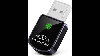Wireless Carplay Adapter for iPhone Latest Upgrade, Tiny Bluetooth Dongle Convert Wired to Wireless