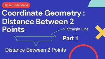 IGCSE Add Maths - Coordinate Geometry Part 1 - Distance Between 2 Points