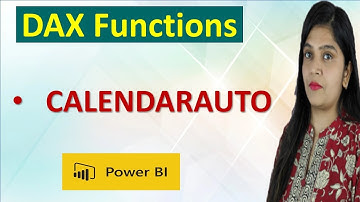 Power BI Dax function | Calendarauto dax function in power bi | Power BI Dax Tutorial for Beginners