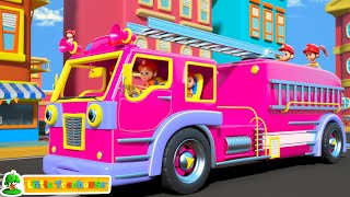 New Wheels On The Firetruck + More Kids Songs & Cartoon Videos by Little Treehouse