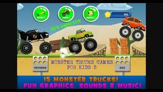 Monster Trucks Games for Kids 2 (by Razmobi) GOAL: first play of every free game! screenshot 4