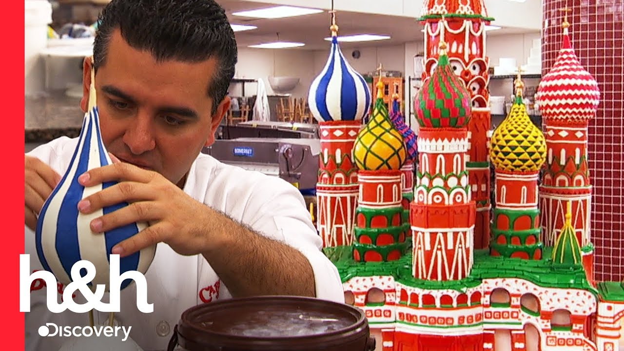 Buddy hornea un pastel de la Catedral de San Basilio | Cake Boss | Discovery H&H mujer de piedra