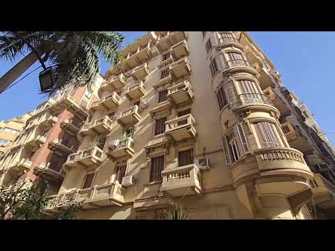 جوله في وسط البلد شارع قصر النيل من ميدان مصطفى كامل الى ميدان طلعت حرب البنك المركزي جمال العمارات