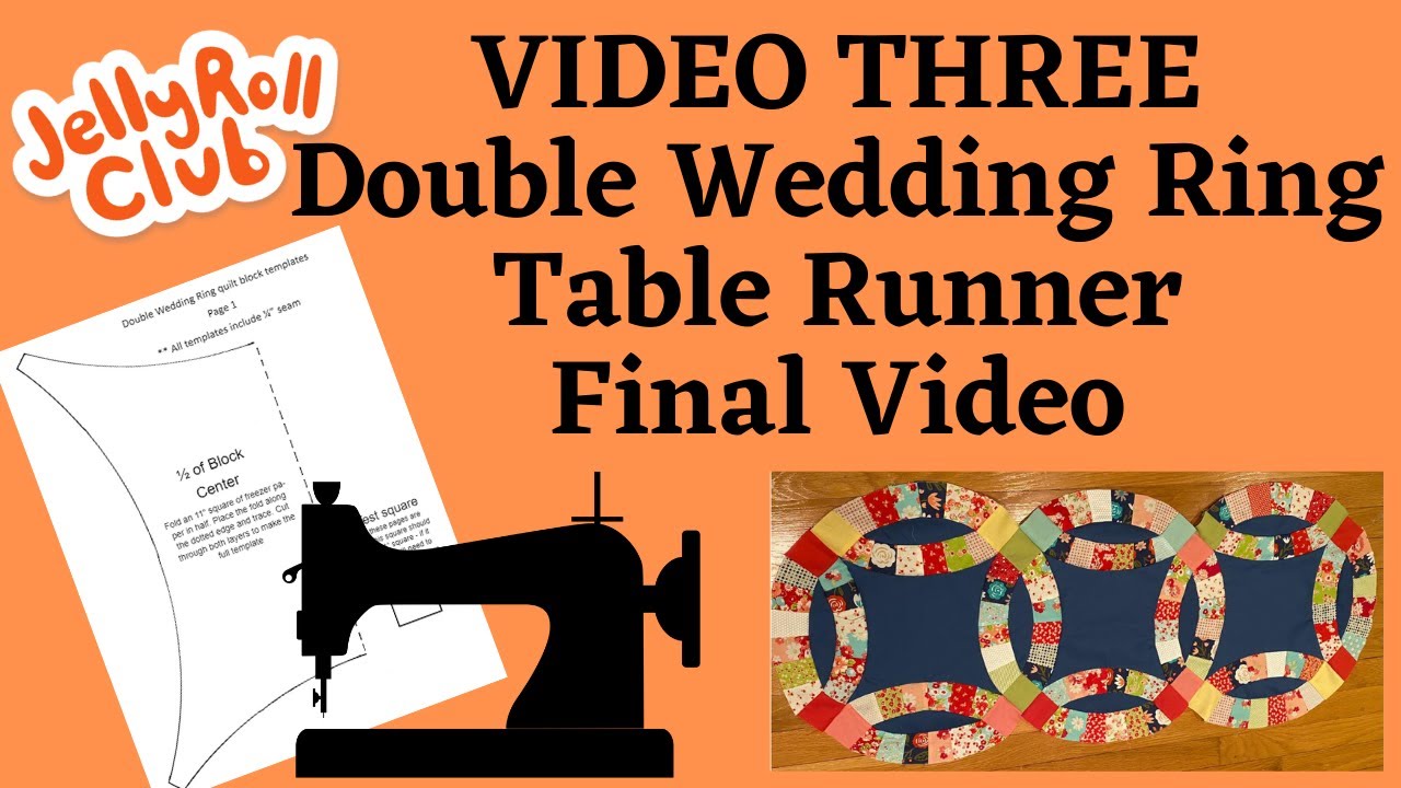 Easy N Sew Double Wedding Ring Set Templates® – RunMDeal