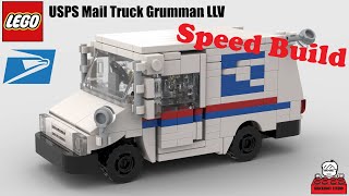 LEGO MOC #70 USPS Mail Truck Grumman LLV Speed Build