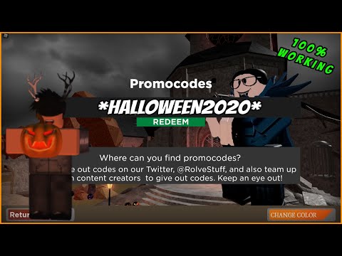 New Arsenal Halloween Codes 100 Working Youtube - roblox arsenal codes list october 2020 100 working