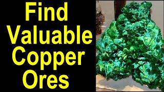 Find your own Copper Ores and valuable copper deposits. Minerals and Geology of copper.