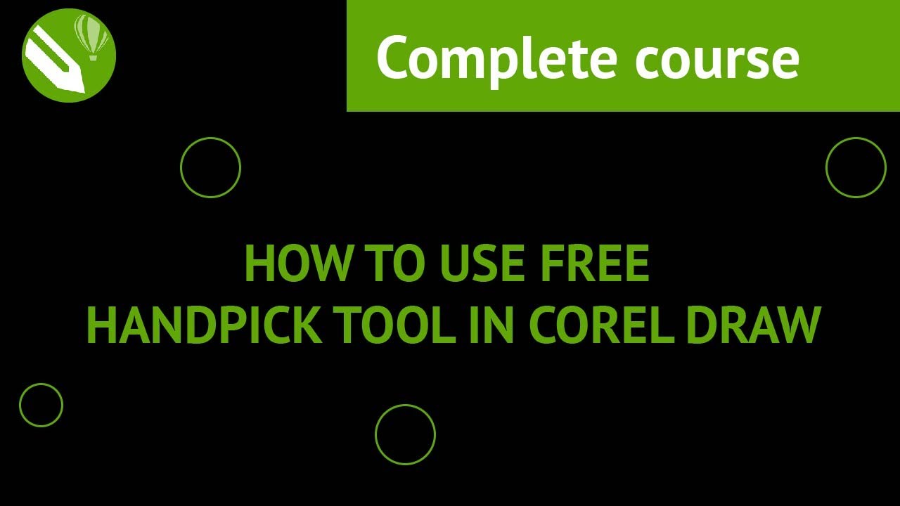 How to Use Free Hand Pick Tool in Corel Draw