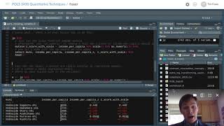Extra: Rescaling Variables to Compare Effect Sizes