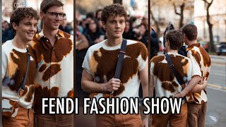 Hunter Doohan and Fielder Jewett (Husband) made a public appearance at Fendi even show in Milan!😱
