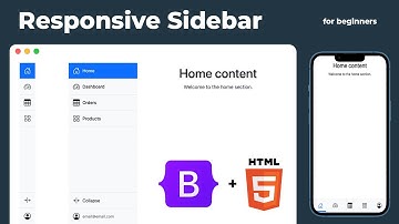 Learn Bootstrap 5: Create a Stunning Collapsible Sidebar + Mobile Responsive!