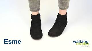 Walking Cradles Esme: Black Leather 