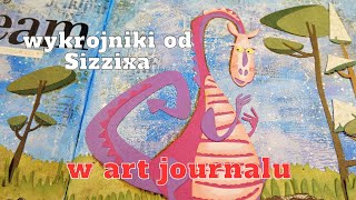 Thinlits Rupert i Funky Trees od Sizzixa - Wpis do dzienniczka