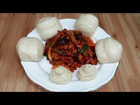 너무 맛있는 고추잡채와 폭망한 꽃빵의 콜라보 고추잡채 꽃빵 Pepper Japchae Flower Bread 만들기 만드는법 Mp3