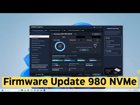 How to Update Samsung SSD NVMe 980 Pro Firmware with Samsung Magician Software Update SSD NVMe 980