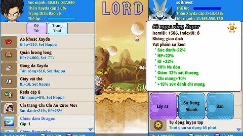 Ngọc Rồng Online | Mở 12 viên cs kích hoạt tìm kím set nappa. 300 rada nr vip liệu có ra cờ super ?