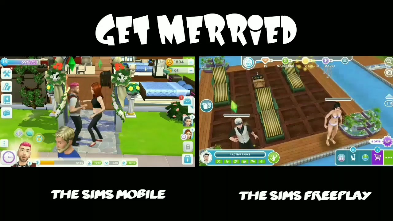  The Sims  Mobile VS The Sims  Freeplay  YouTube