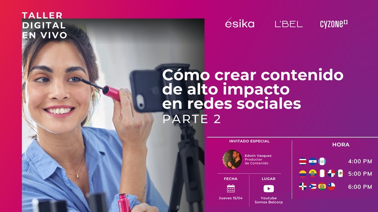 Taller Digital / Cómo crea contenido de ALTO IMPACTO en redes sociales -Parte 2