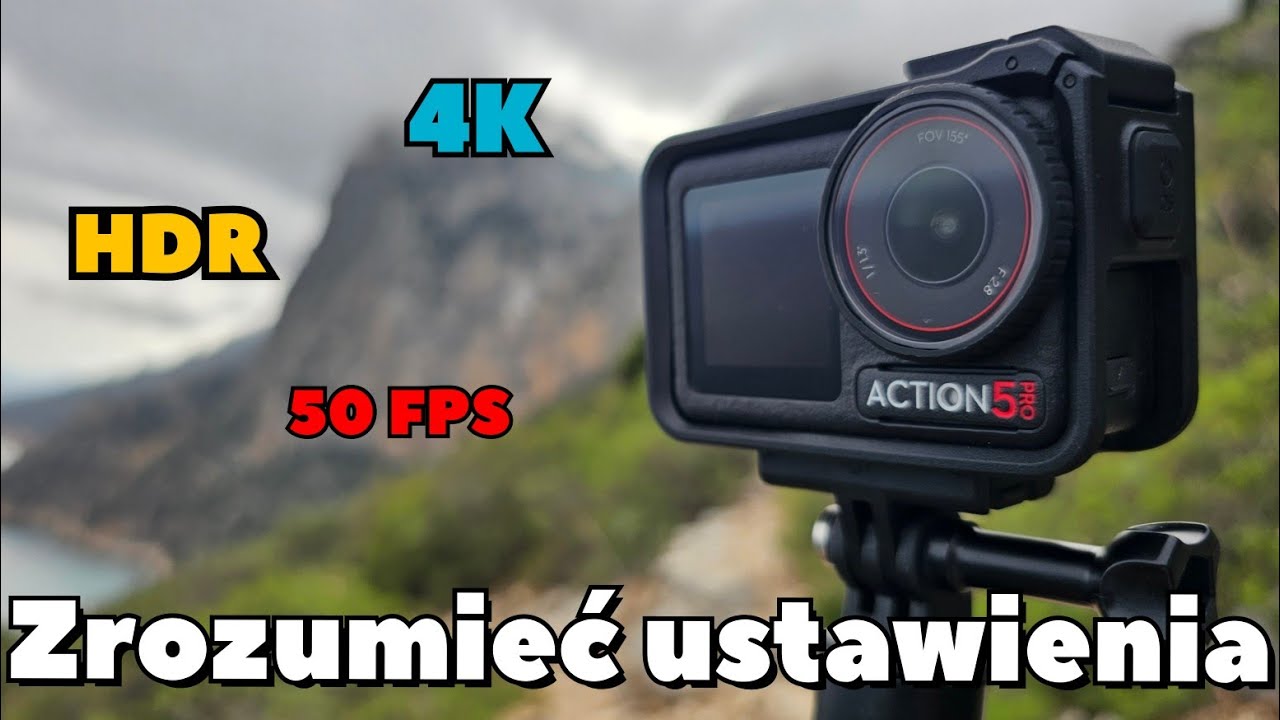 Najlepsze ustawienia dla DJI Action 5 Pro - YouTube