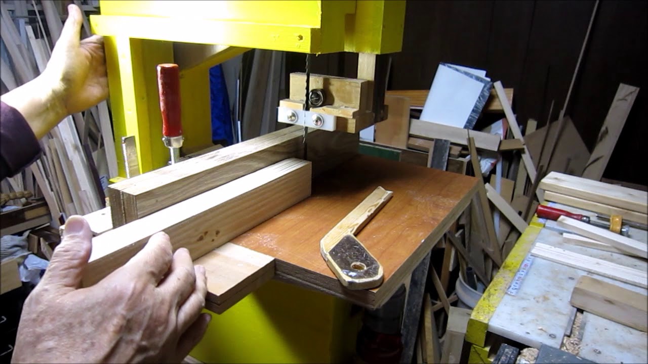 Home made drift free band saw 自作ドリフトフリーバンドソー YouTube