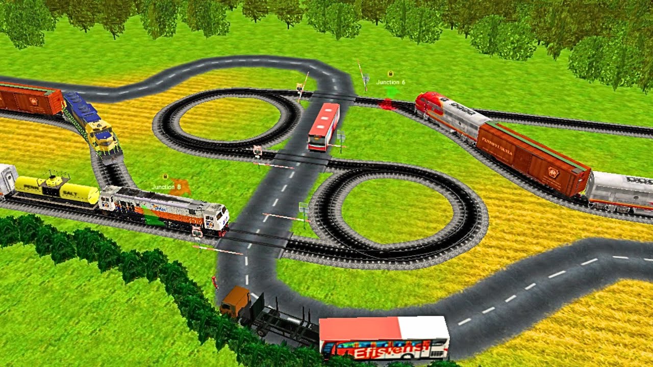 Perlintasan Kereta Api Unik‼️#39