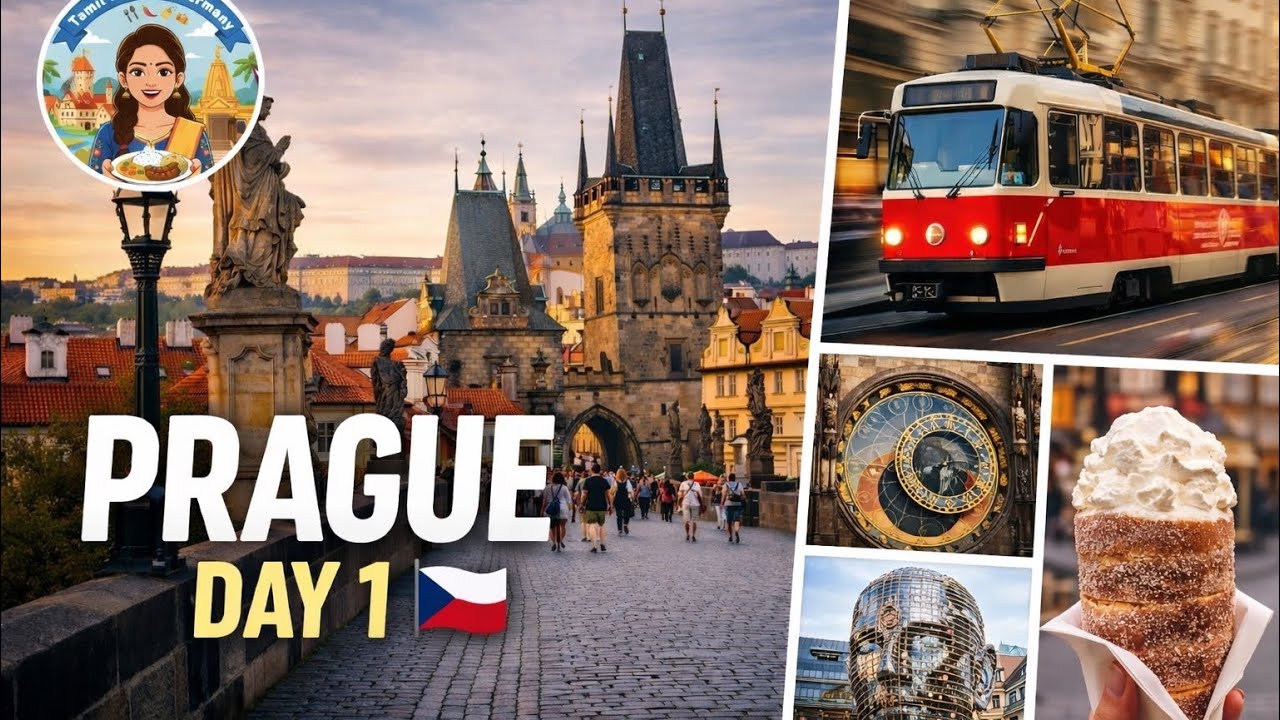 Prague Travel Vlog 🇨🇿 Day 1 | Old Town, Charles Bridge, Astronomical Clock, Tram & Museum of Senses