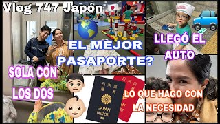 🇯🇵Llegó el AUTO 🚗+ Tramitamos el PASAPORTE 🛂+ Sola CON lo dos 👶🏻👦🏻+ Ya Podemos VIAJAR 🛩️