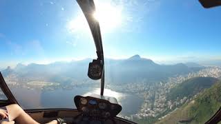 Milena & Artashes - Helicopter Tour - Rio de Janeiro - Brazil - 2024 - VR 360 VIDEO