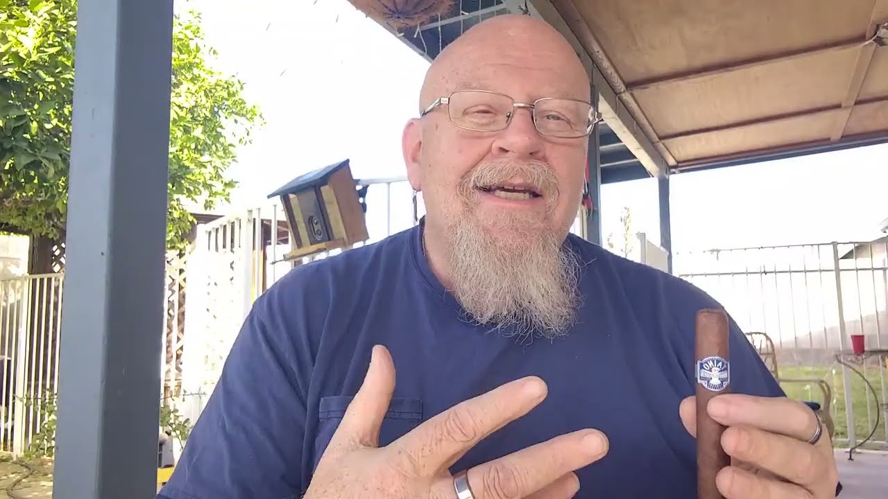 Enjoying a Taino Heritage Cigar on the Patio 