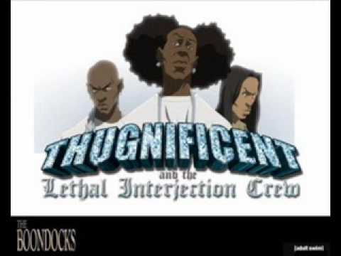 thugnificent stomp em in the nuts