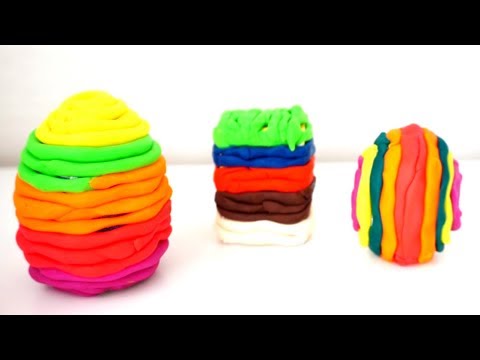 Сюрпризы Смешарики, Ам Ням, Свомпи из пластилина Плей До. Сюрпризы Play doh