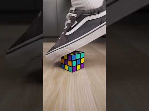 Grey Vans vs rubiks cube