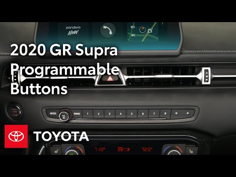 2020 Supra Specs &amp; Multimedia Technology: Programmable Buttons | Toyota