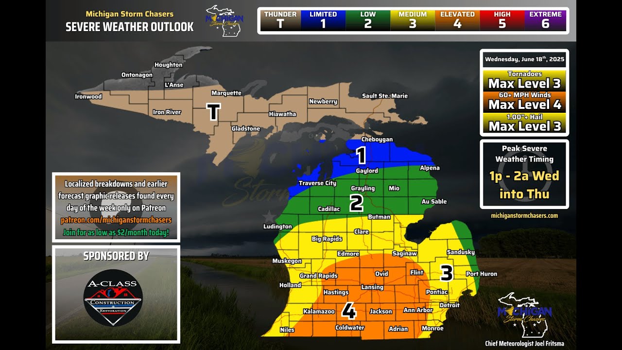 Michigan Severe Weather Briefing - June 17th, 2025 - YouTube